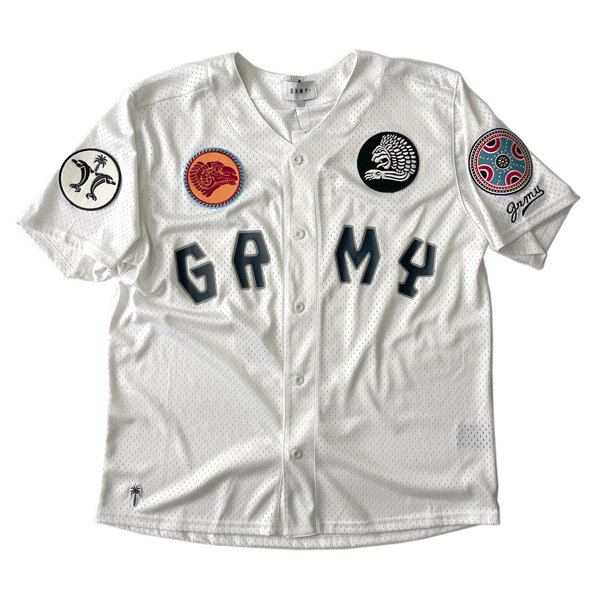 GRIMEY　GRMY　グライミー　ベースボールシャツ　ホワイト