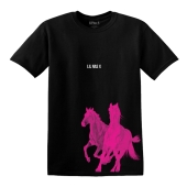 LIL NAS X　PINK HORSES　リズナズエックス　オフィシャルライセンス　Tシャツ　ブラック　正規品