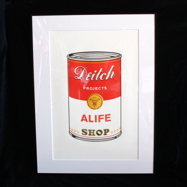 ALIFE Deitch PROJECTS Andy Warhol Campbell's Soup INSPIRED シルクスクリーン　アート　限定　通販