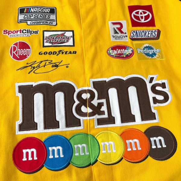 JH DESIGN ナスカー レーシングジャケット イエロー NASCAR CUP