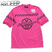 10DEEP　10ディープ　Ｖネックフットボールジェシー　ホットピンク　Futbol Jersey 52TD4203