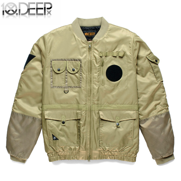 10DEEP　10ディープ　MA-1　フライトジャケット　ミリタリージャケット　TECHNICIANS AVIATOR 　