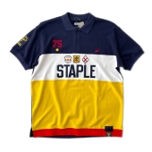 STAPLE　ステイプル　ポロシャツ　ネイビー