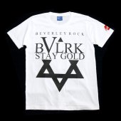 BEVERLEY ROCK　ビバリーロック　HEXAGRAM STAY GOLD　Tシャツ　ホワイト