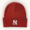 47BRAND　ニューヨーク　ヤンキース　ビーニーキャップ　ニットキャップ　レッド　Yankees Haymaker '47 Cuff Knit Razor Red