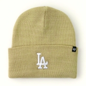 47BRAND　ロサンゼルス　ドジャース　ビーニーキャップ　ニットキャップ　カーキ　Dodgers Haymaker '47 Cuff Knit Khaki