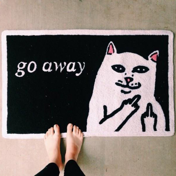 RIPNDIP　リップンディップ　Go Away Rug　ラグマット